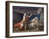 Hector Taking Leave of Priam-Jacques-Louis David-Framed Giclee Print