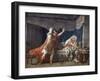 Hector Taking Leave of Priam-Jacques-Louis David-Framed Giclee Print