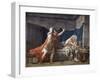 Hector Taking Leave of Priam-Jacques-Louis David-Framed Giclee Print