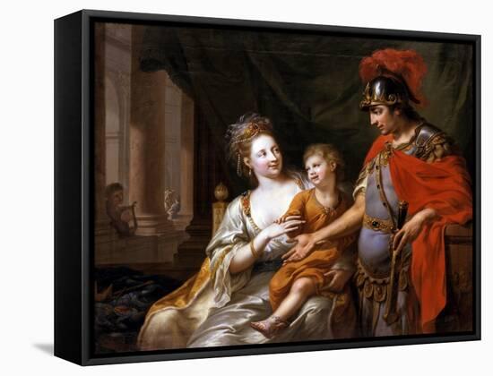 Hectors Departure, 1776-Johann Heinrich Wilhelm Tischbein-Framed Stretched Canvas