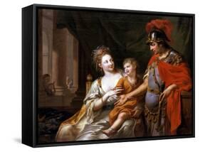 Hectors Departure, 1776-Johann Heinrich Wilhelm Tischbein-Framed Stretched Canvas