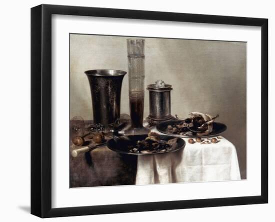 Heda: A Dessert, 1637-Willem Claesz. Heda-Framed Giclee Print