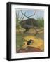 Hedgehog and Vole-English School-Framed Giclee Print