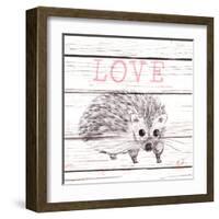 Hedgehog Love-Andi Metz-Framed Art Print