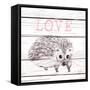 Hedgehog Love-Andi Metz-Framed Stretched Canvas