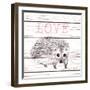 Hedgehog Love-Andi Metz-Framed Art Print
