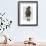 Hedgehog Rider Full-Fab Funky-Framed Art Print displayed on a wall