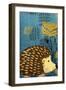 Hedgehog-Rocket 68-Framed Giclee Print
