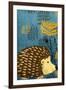 Hedgehog-Rocket 68-Framed Giclee Print