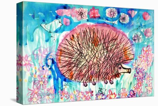 Hedgehog-Brenda Brin Booker-Stretched Canvas