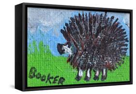 Hedgehog-Brenda Brin Booker-Framed Stretched Canvas