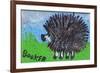 Hedgehog-Brenda Brin Booker-Framed Giclee Print