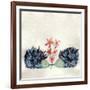 Hedgehogs in Love-Wyanne-Framed Giclee Print