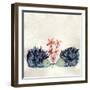 Hedgehogs in Love-Wyanne-Framed Giclee Print