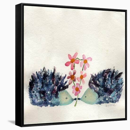 Hedgehogs in Love-Wyanne-Framed Stretched Canvas