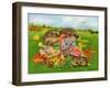 Hedgehogs Inside Scarf, 2000-E.B. Watts-Framed Giclee Print