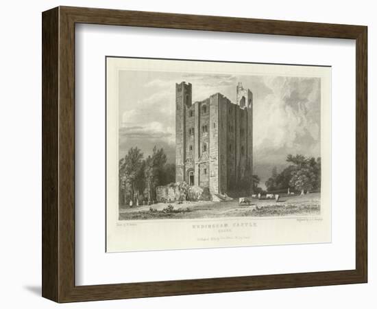 Hedingham Castle, Essex-William Henry Bartlett-Framed Giclee Print