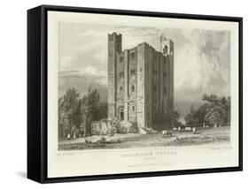 Hedingham Castle, Essex-William Henry Bartlett-Framed Stretched Canvas