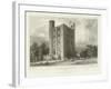 Hedingham Castle, Essex-William Henry Bartlett-Framed Giclee Print