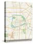 Hefei, China Map-null-Stretched Canvas