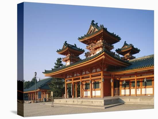 Heian Shrine (Heian-Jingu), Kyoto, Honshu, Japan-null-Stretched Canvas