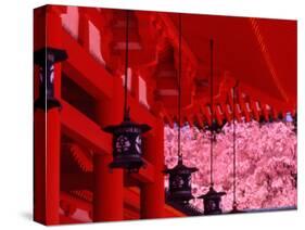 Heian Shrine in Spring, Shinto, Kyoto, Japan-Shin Terada-Stretched Canvas