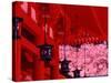 Heian Shrine in Spring, Shinto, Kyoto, Japan-Shin Terada-Stretched Canvas