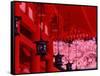 Heian Shrine in Spring, Shinto, Kyoto, Japan-Shin Terada-Framed Stretched Canvas