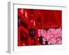 Heian Shrine in Spring, Shinto, Kyoto, Japan-Shin Terada-Framed Premium Photographic Print