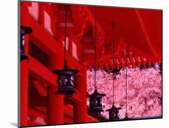 Heian Shrine in Spring, Shinto, Kyoto, Japan-Shin Terada-Mounted Premium Photographic Print