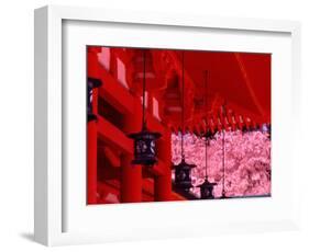 Heian Shrine in Spring, Shinto, Kyoto, Japan-Shin Terada-Framed Photographic Print