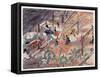 Heian Statesman and Poet Sugawara Michizane (845-903)-null-Framed Stretched Canvas
