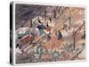 Heian Statesman and Poet Sugawara Michizane (845-903)-null-Stretched Canvas