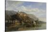 Heidelberg, 1866-Pierre Justin Ouvrie-Stretched Canvas