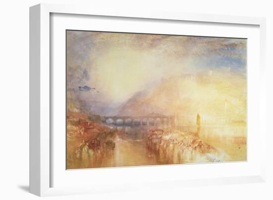 Heidelberg, C.1846-J. M. W. Turner-Framed Giclee Print