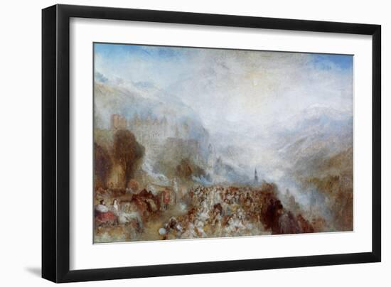 Heidelberg, C1844-1845-J. M. W. Turner-Framed Giclee Print