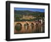 Heidelberg Castle, Alte Brucke and the River Neckar, Heidelberg, Baden Wurttemberg, Germany-Gavin Hellier-Framed Photographic Print