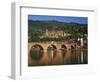 Heidelberg Castle, Alte Brucke and the River Neckar, Heidelberg, Baden Wurttemberg, Germany-Gavin Hellier-Framed Photographic Print