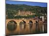 Heidelberg Castle, Alte Brucke and the River Neckar, Heidelberg, Baden Wurttemberg, Germany-Gavin Hellier-Mounted Photographic Print