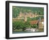 Heidelberg Castle and the Neckar River, Heidelberg, Baden-Wurttemberg, Germany, Europe-Gavin Hellier-Framed Photographic Print