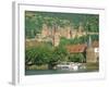 Heidelberg Castle and the Neckar River, Heidelberg, Baden-Wurttemberg, Germany, Europe-Gavin Hellier-Framed Photographic Print