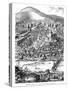 Heidelberg Castle and Town Viewed across the Neckar River, Germany, in 1620-null-Stretched Canvas