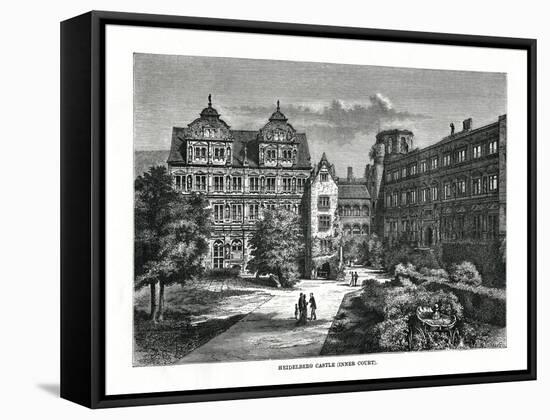 Heidelberg Castle, Germany, 1879-Charles Barbant-Framed Stretched Canvas