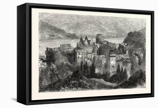 Heidelberg Castle, Germany-null-Framed Stretched Canvas