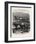 Heidelberg, from the River, the Rhine, Germany, 19th Century-null-Framed Giclee Print