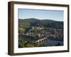 Heidelberg, Including the River Neckar and Heidelberg Castle, Baden Wurttemberg, Germany-Hans Peter Merten-Framed Photographic Print