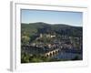 Heidelberg, Including the River Neckar and Heidelberg Castle, Baden Wurttemberg, Germany-Hans Peter Merten-Framed Photographic Print