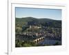 Heidelberg, Including the River Neckar and Heidelberg Castle, Baden Wurttemberg, Germany-Hans Peter Merten-Framed Photographic Print