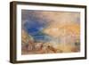 Heidelberg: Sunset, C.1840-42-J. M. W. Turner-Framed Giclee Print