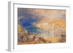 Heidelberg: Sunset, C.1840-42-J. M. W. Turner-Framed Giclee Print